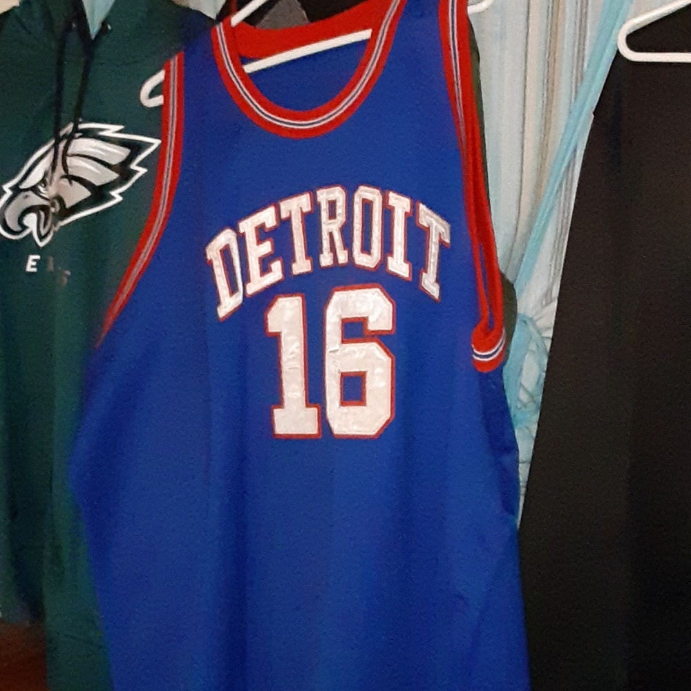 Detroit pistons   basketball Jersey